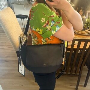 Chloe Black Leather Shoulder Bag